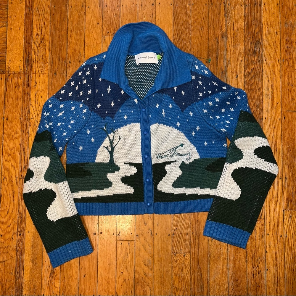 House of Sunny Y2K cardigan sweater